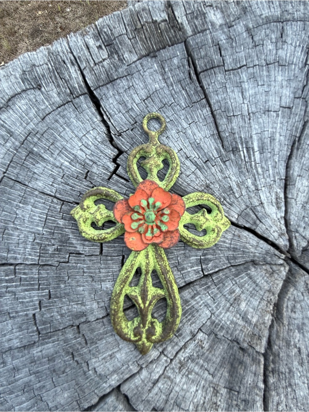 Floral Cross Wall Art